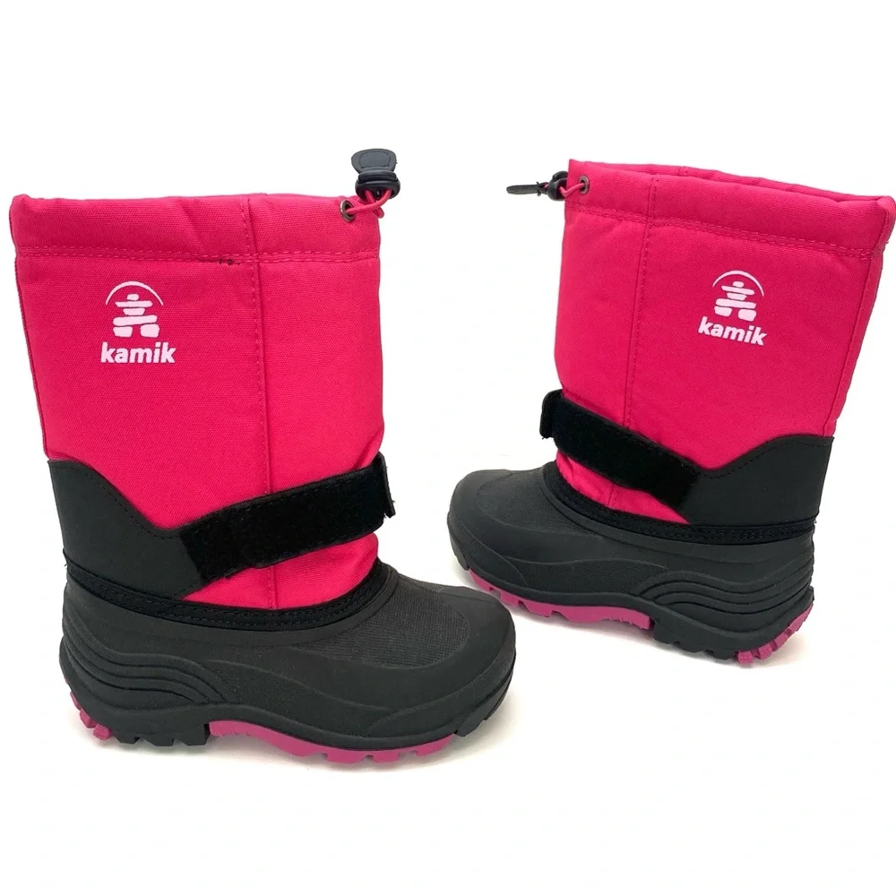 Kamik Youth Waterproof Adjustable Winter Snow Boots (Boots Only)